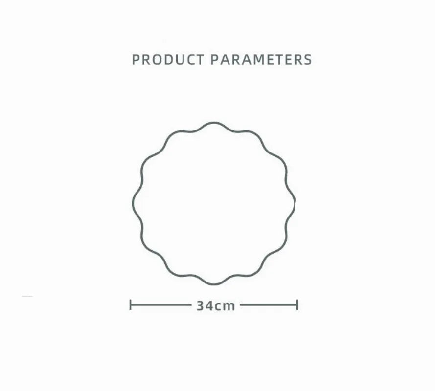 Waterproof and wipeable table mat for stylish home dining.