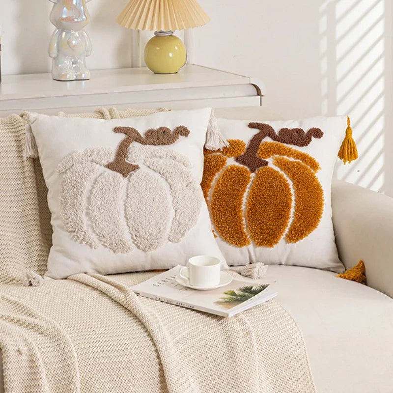 Fall decorative pumpkin throw pillow cover 45x45cm