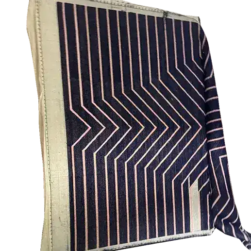 Dark teal geometric area rug with a modern pattern, perfect for enhancing living room and dining room spaces. This hand-tufted wool rug features clean lines and a contemporary design, ideal for formal dining room settings.