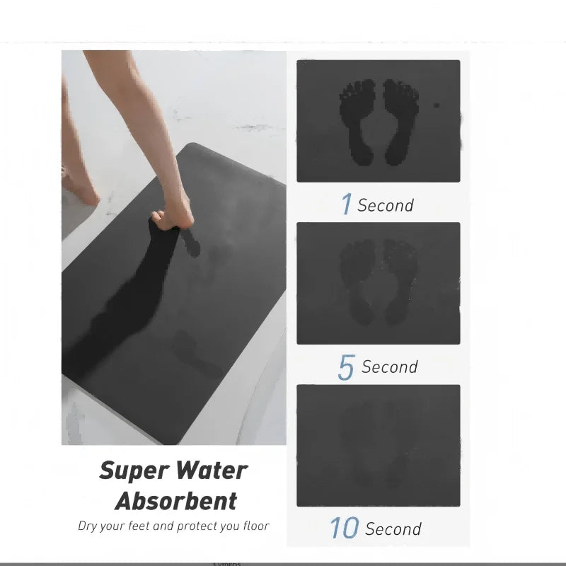 Waterproof anti-slip bath mat.