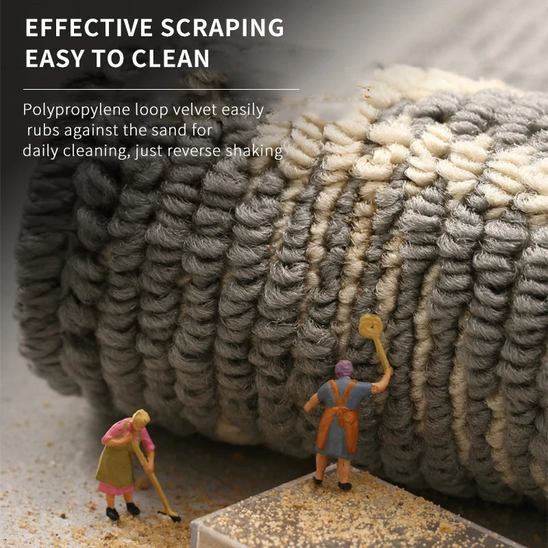 Modern non-slip rug for home entrance.