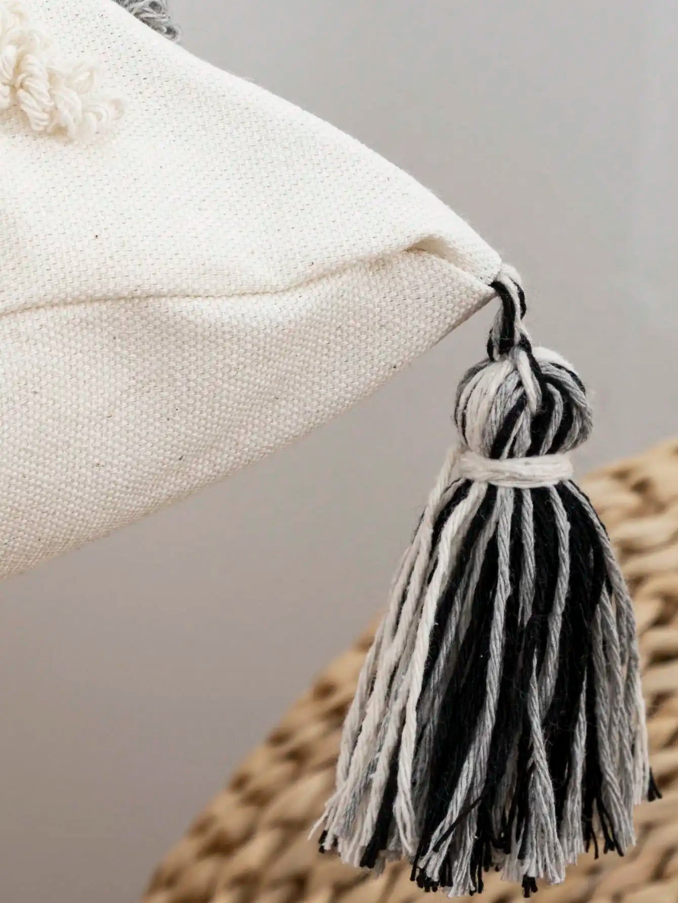 Contemporary geometric pillow cover for modern interiors.