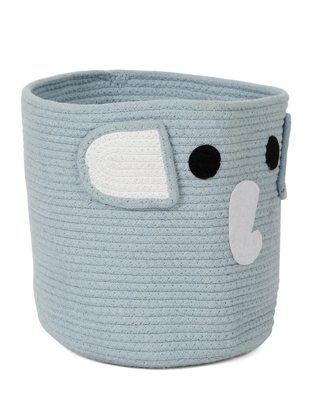 Cute cartoon elephant motif storage hamper