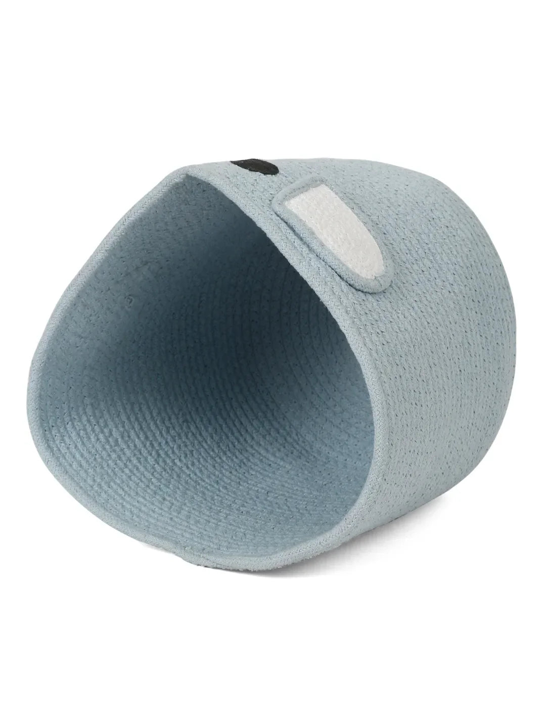 Foldable gray elephant storage basket for toys