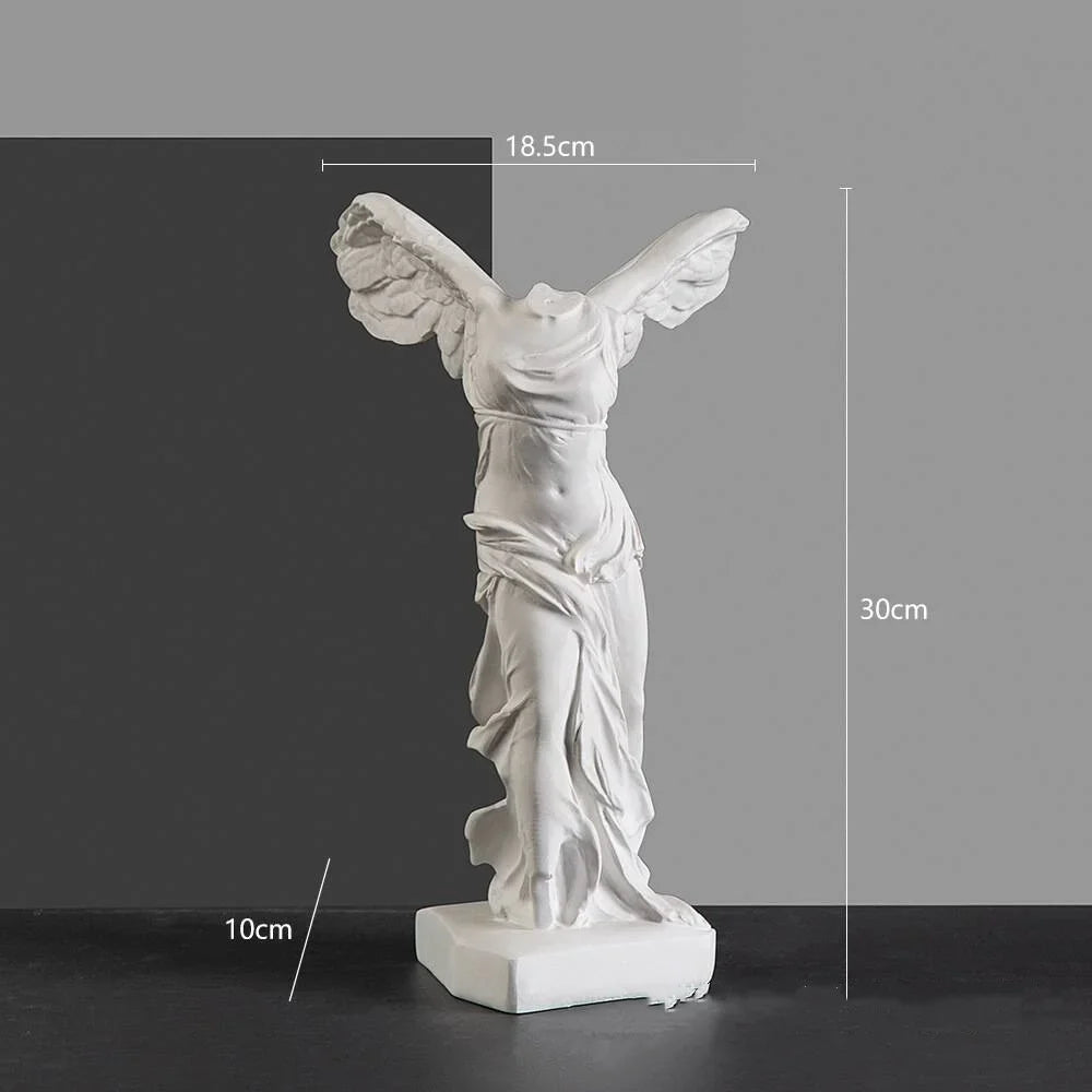 Resin Greek statue collectible for classic interior décor.