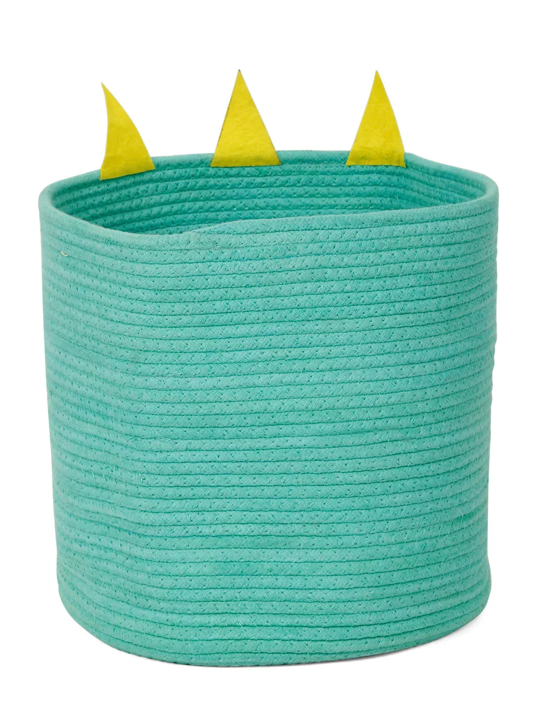 Playful monster laundry bag for nursery storage