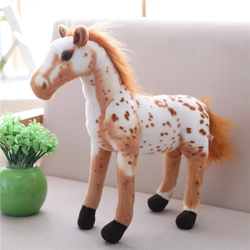 Soft stuffed animal horse doll birthday gift.