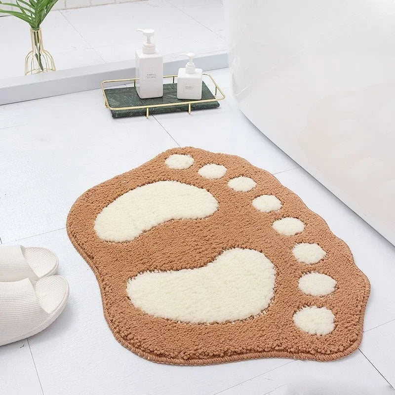 Eco-friendly bathroom mat in multiple colors for home use.