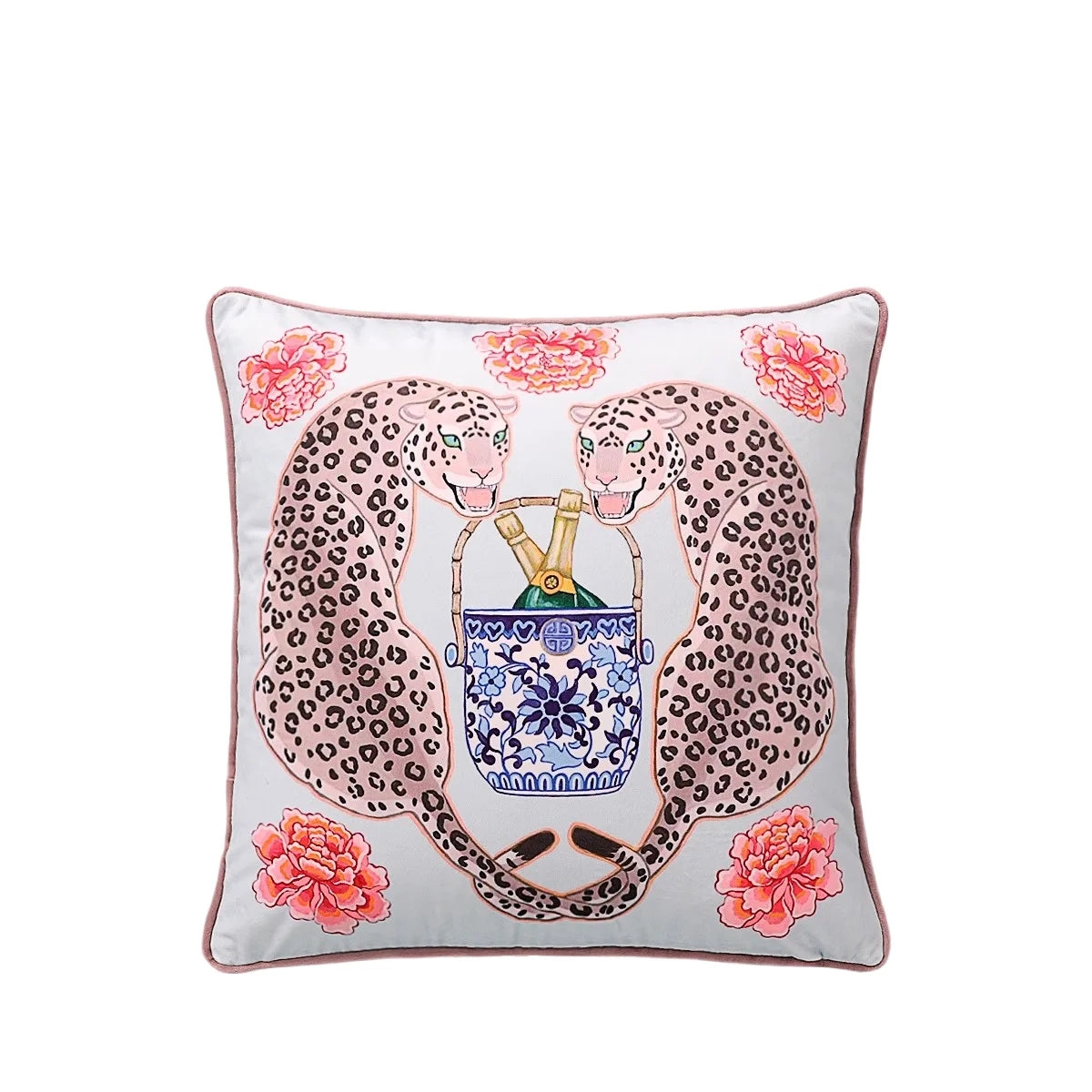 Luxurious decorative cushion for bedroom or sofa styling.