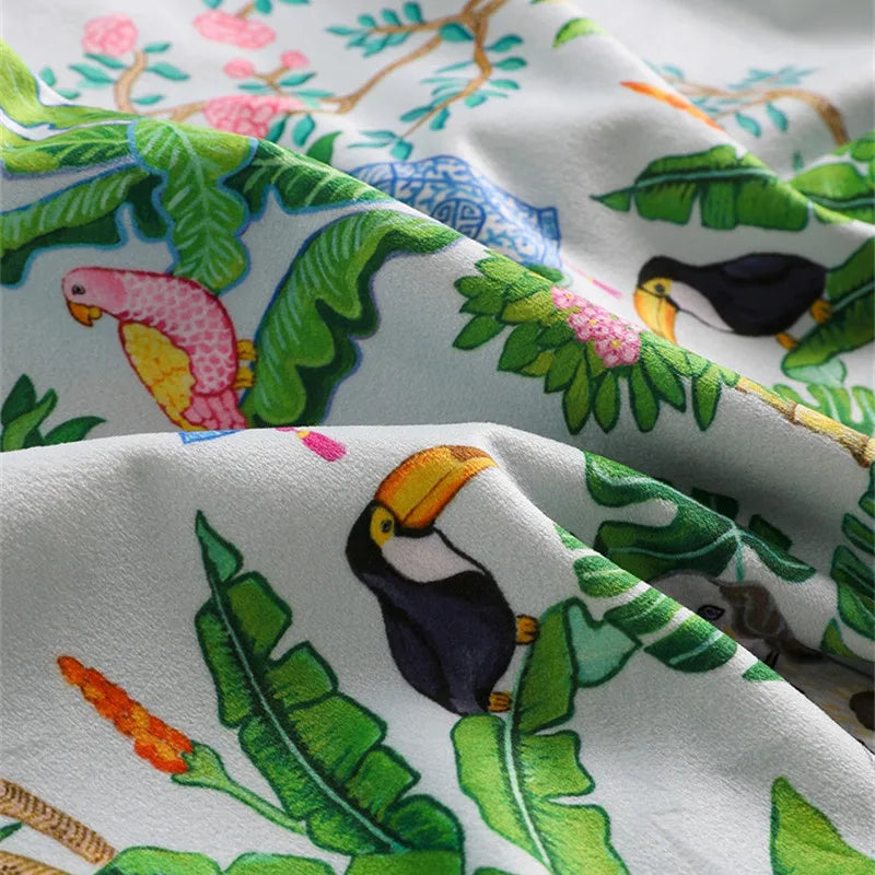 Artistic printed velvet pillow for car and home use.