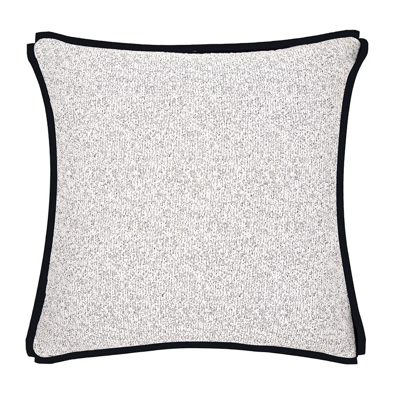 Modern sofa cushion with black and white zebra print.