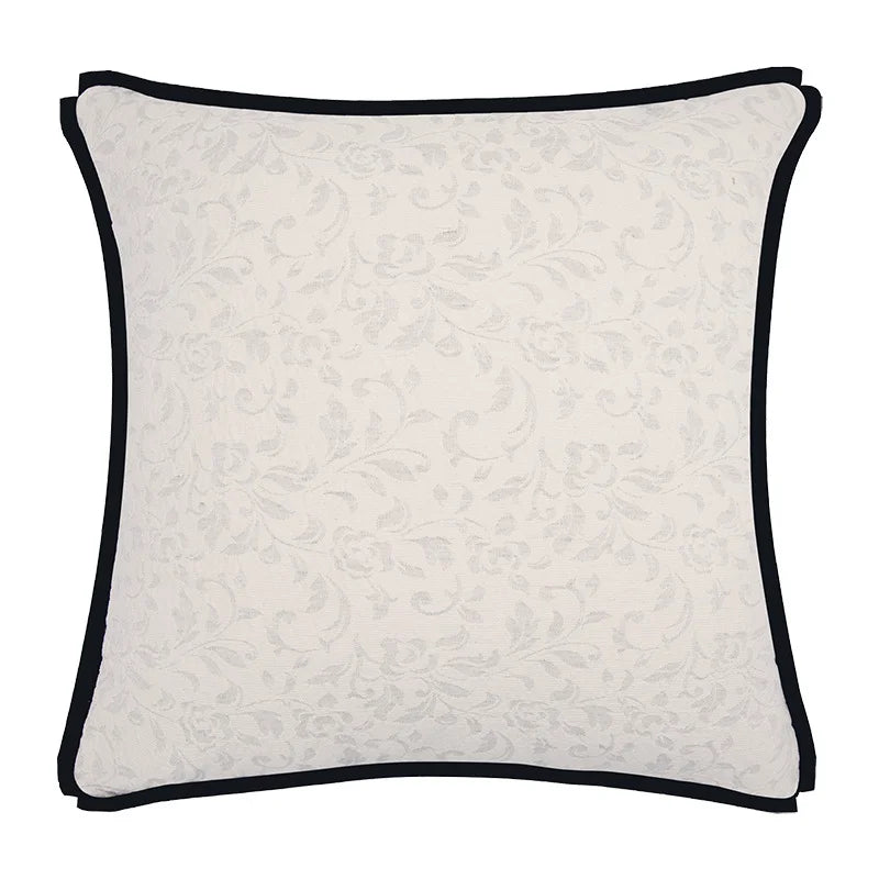 Modern black and white zebra cushion cover for stylish interiors.