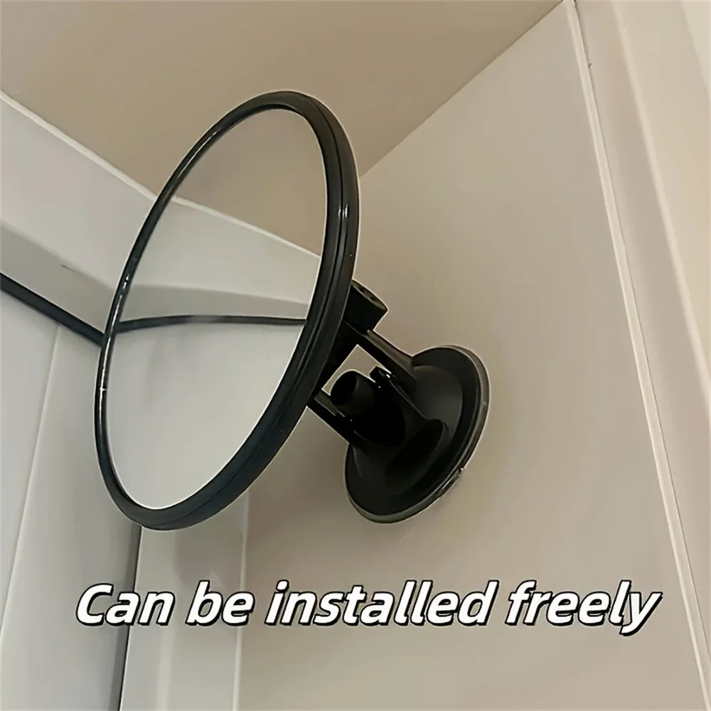 Portable modern mirror for living room and retail spaces.