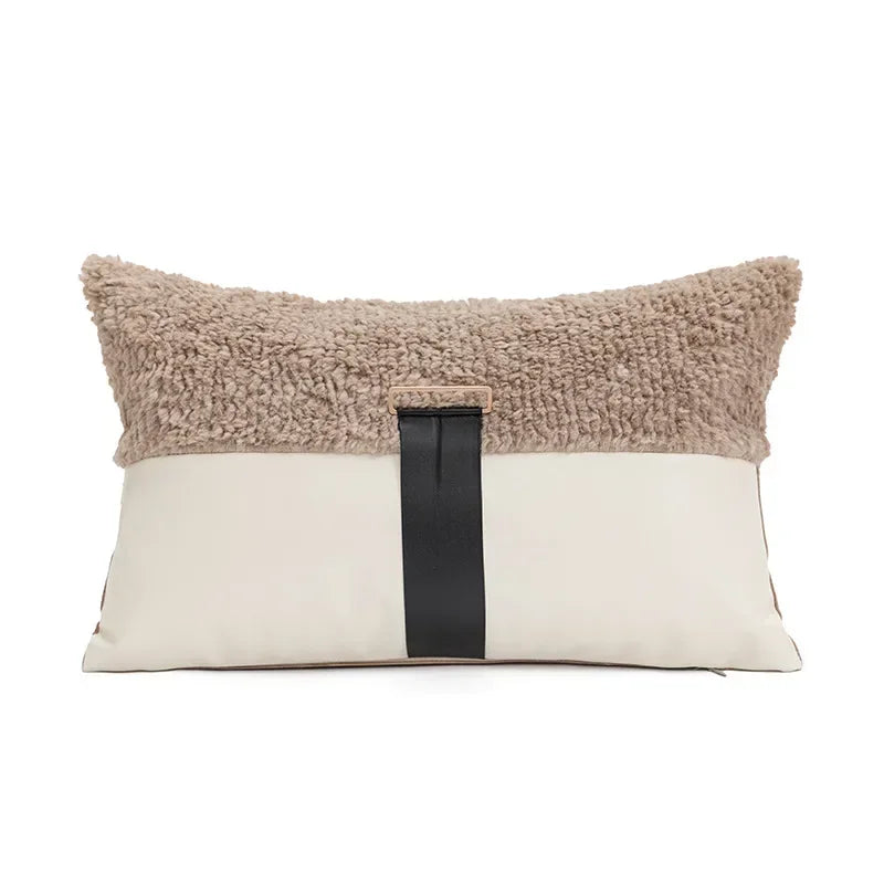 Contemporary decorative cushion covers for sofas and beds.