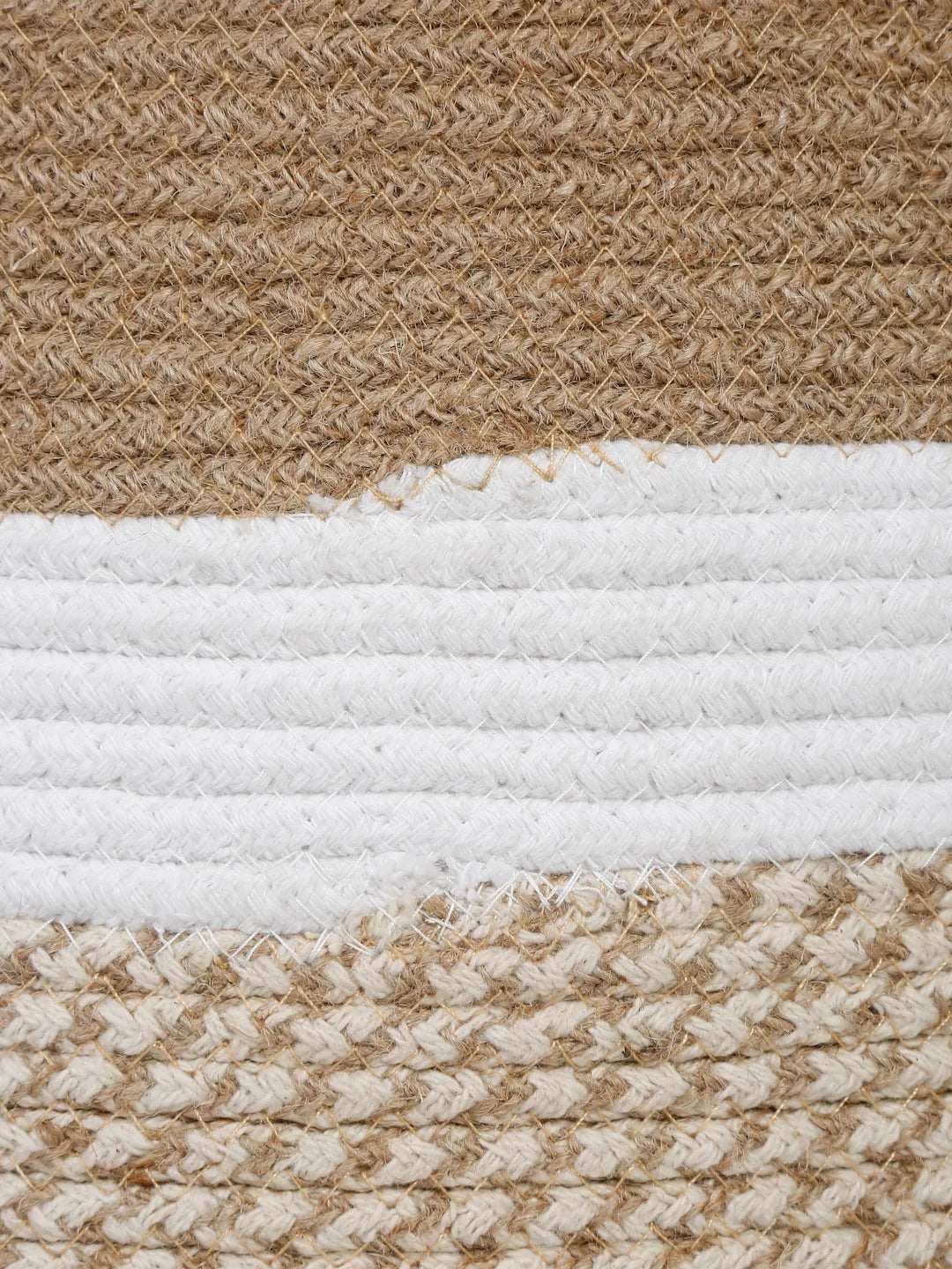 Minimalist laundry bin with neutral tones