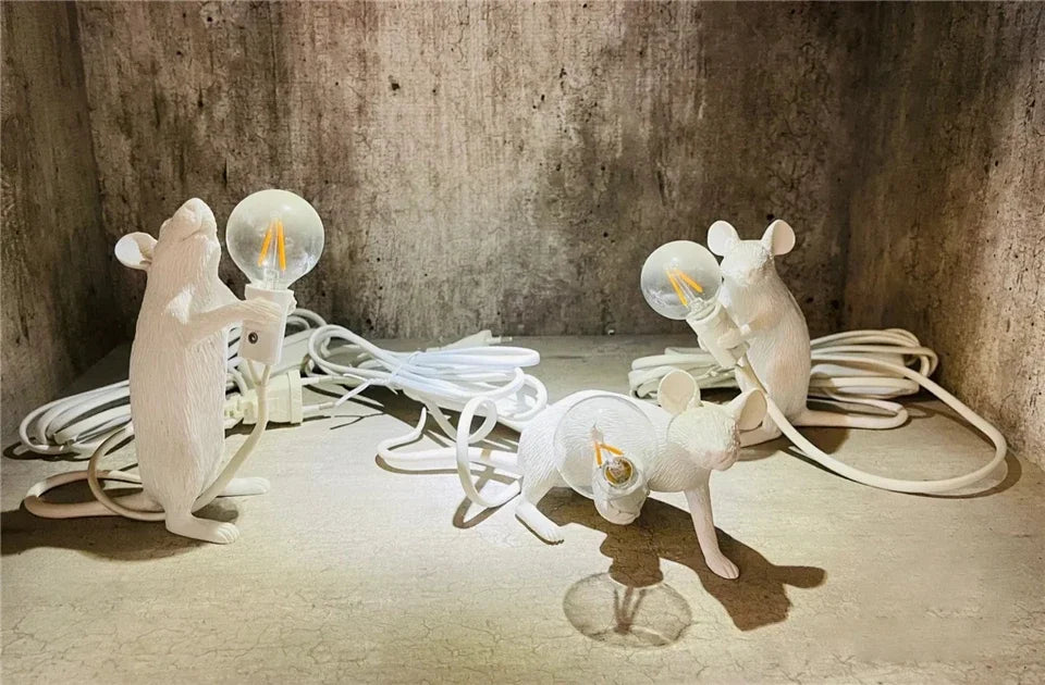 Mouse LED lamp for cozy and creative home lighting